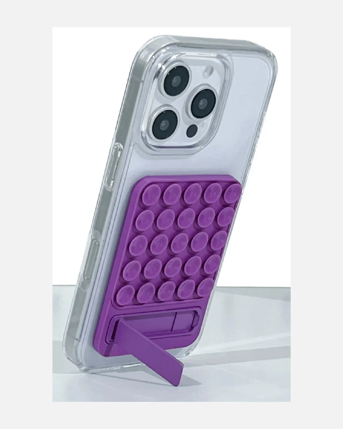 Octogrip Silicone Suction Phone Mount with Kickstand – Universal Suction Cup Mount