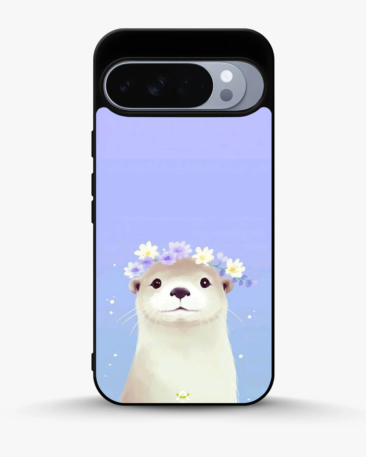 Otter Flower Crown Phone Case - Cute Lavender Print for iPhone, Samsung, Pixel, OnePlus & Vivo