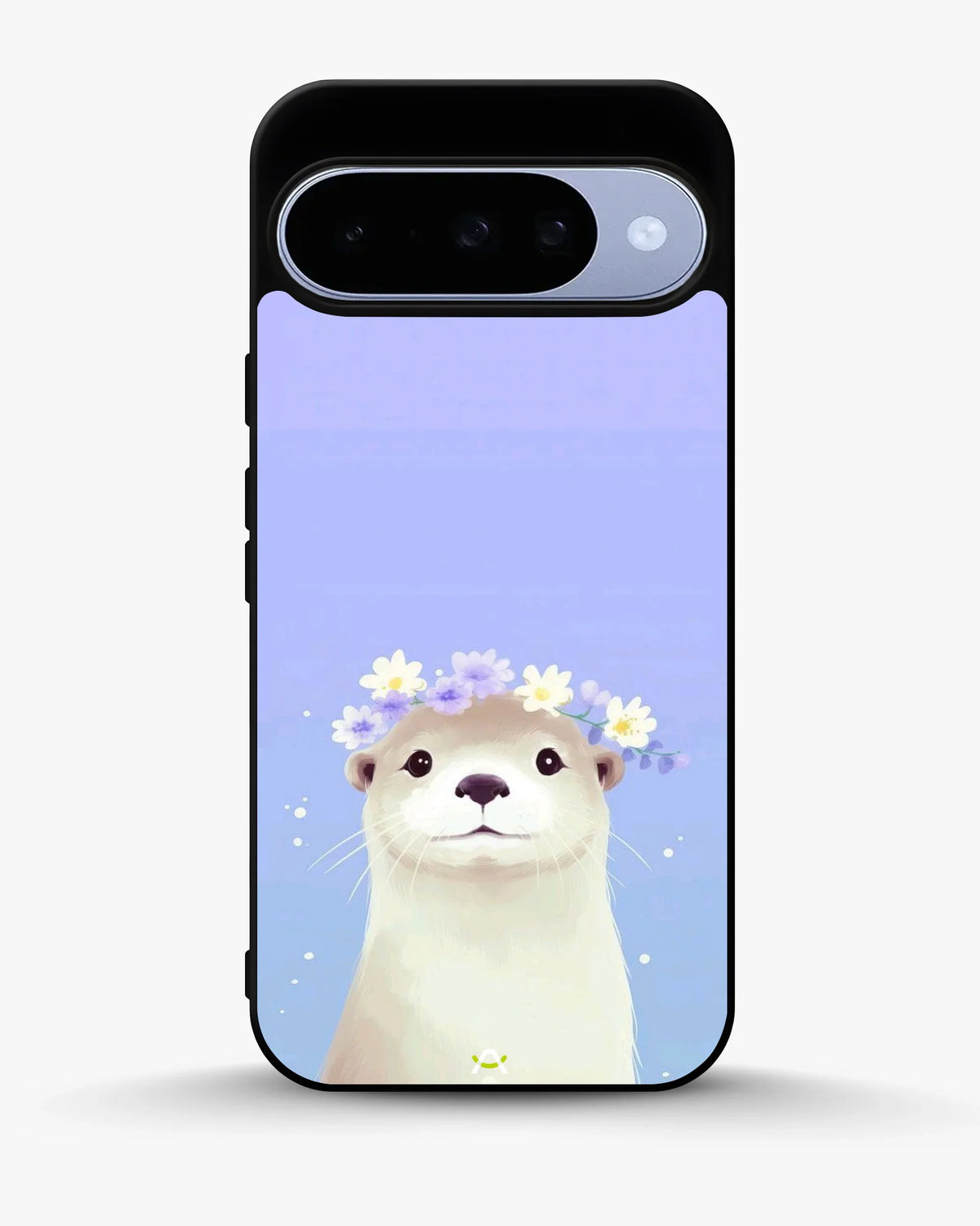 Otter Flower Crown Phone Case - Cute Lavender Print for iPhone, Samsung, Pixel, OnePlus & Vivo