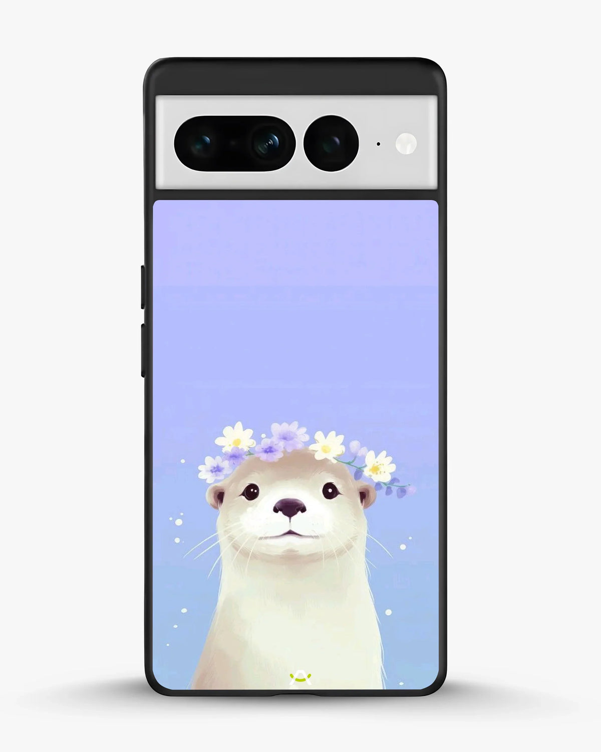 Otter Flower Crown Phone Case - Cute Lavender Print for iPhone, Samsung, Pixel, OnePlus & Vivo