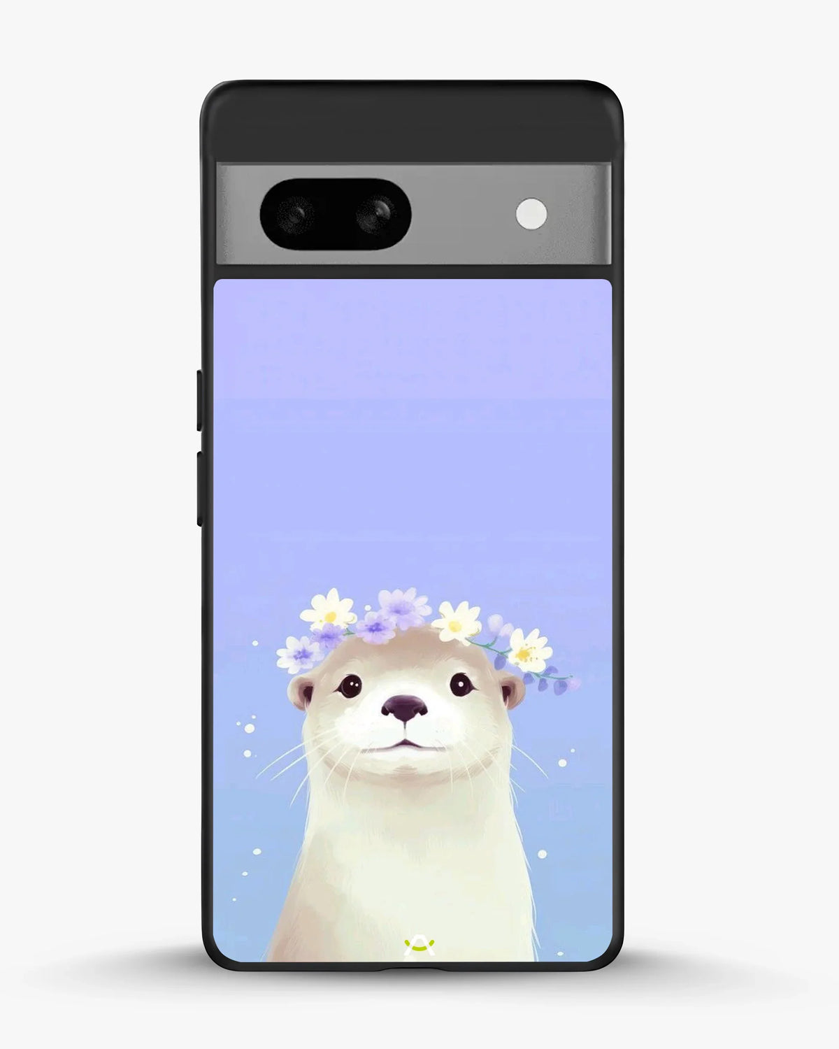 Otter Flower Crown Phone Case - Cute Lavender Print for iPhone, Samsung, Pixel, OnePlus & Vivo