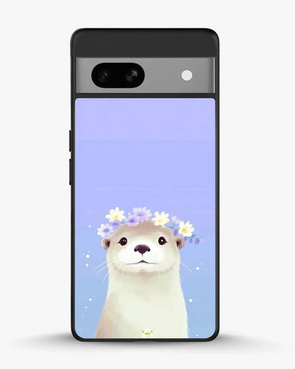 Otter Flower Crown Phone Case - Cute Lavender Print for iPhone, Samsung, Pixel, OnePlus & Vivo