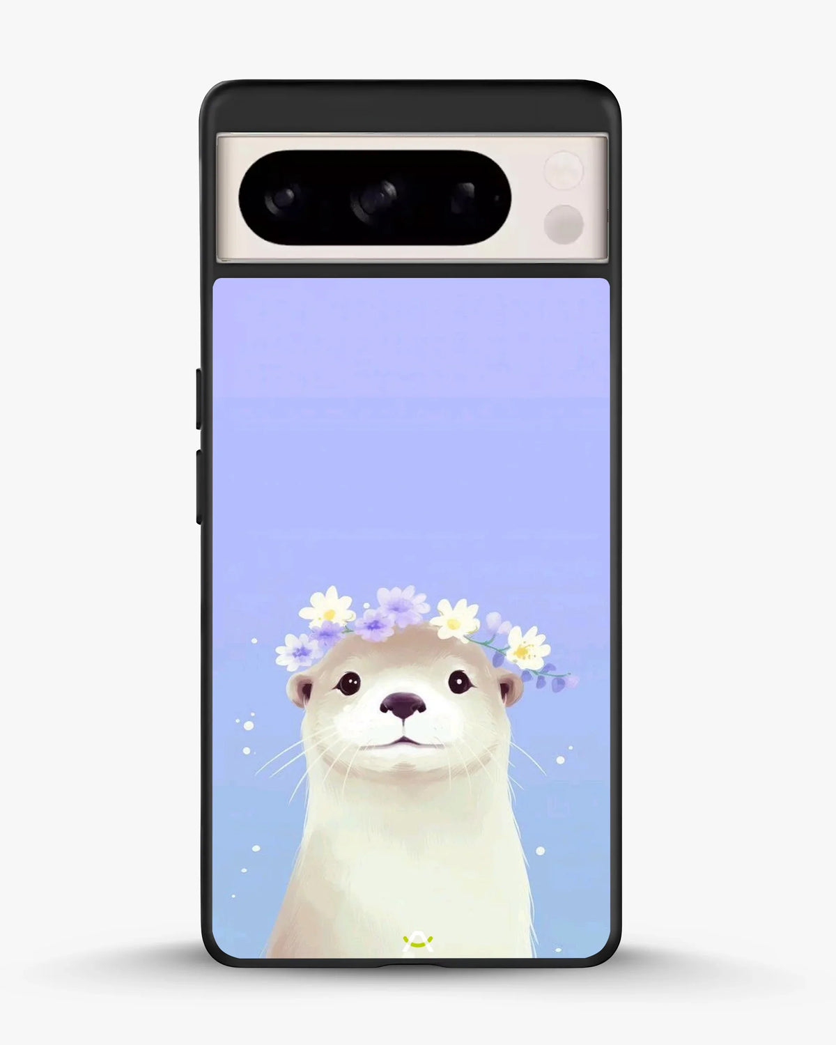 Otter Flower Crown Phone Case - Cute Lavender Print for iPhone, Samsung, Pixel, OnePlus & Vivo