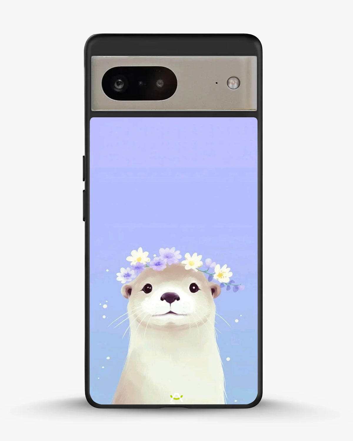 Otter Flower Crown Phone Case - Cute Lavender Print for iPhone, Samsung, Pixel, OnePlus & Vivo