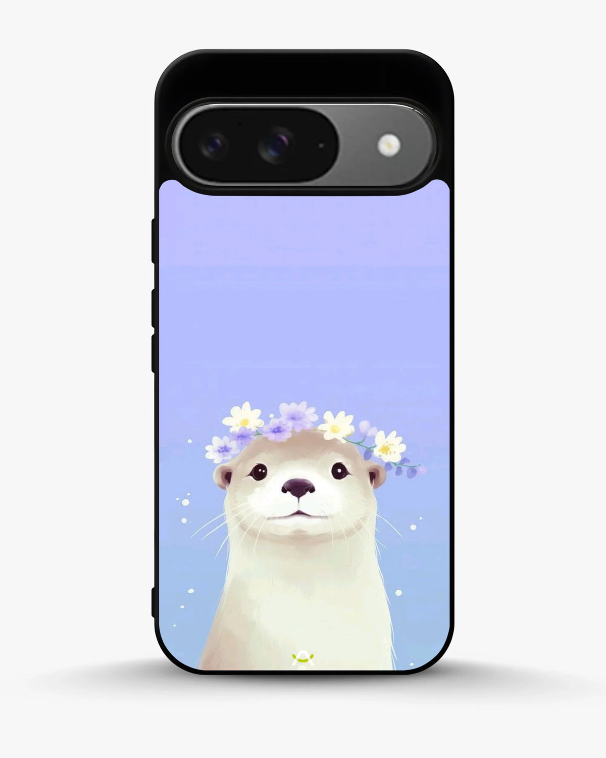Otter Flower Crown Phone Case - Cute Lavender Print for iPhone, Samsung, Pixel, OnePlus & Vivo