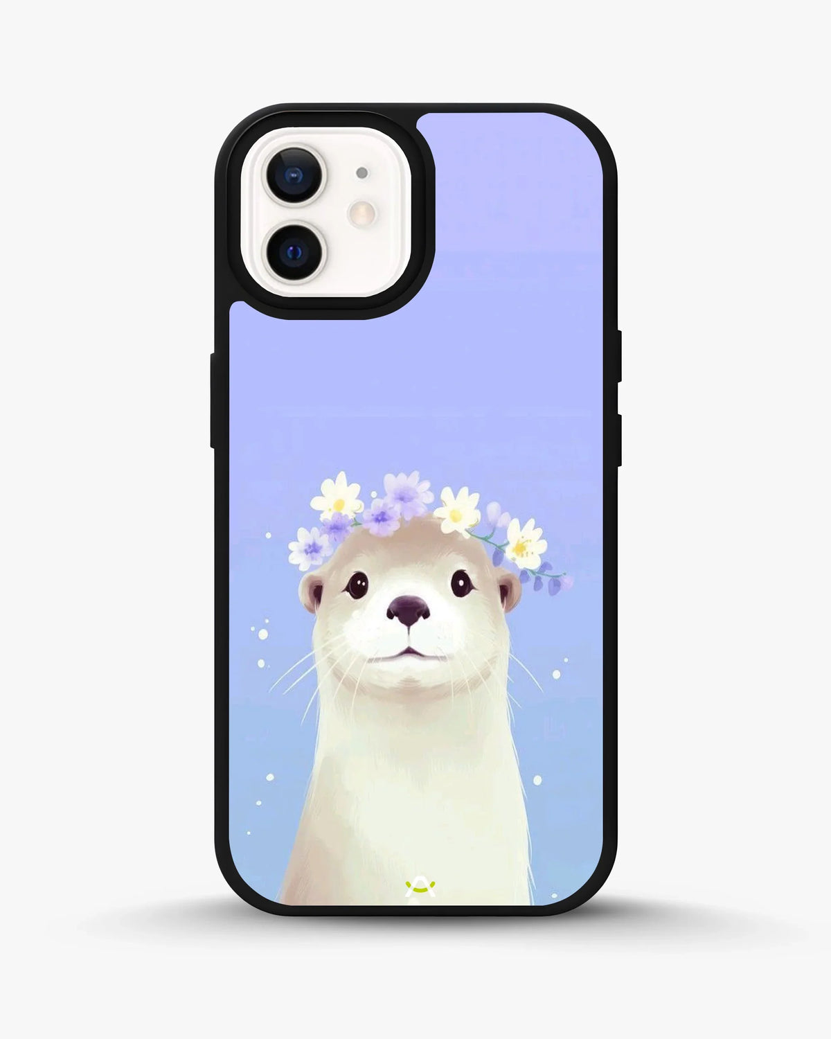 Otter Flower Crown Phone Case - Cute Lavender Print for iPhone, Samsung, Pixel, OnePlus & Vivo