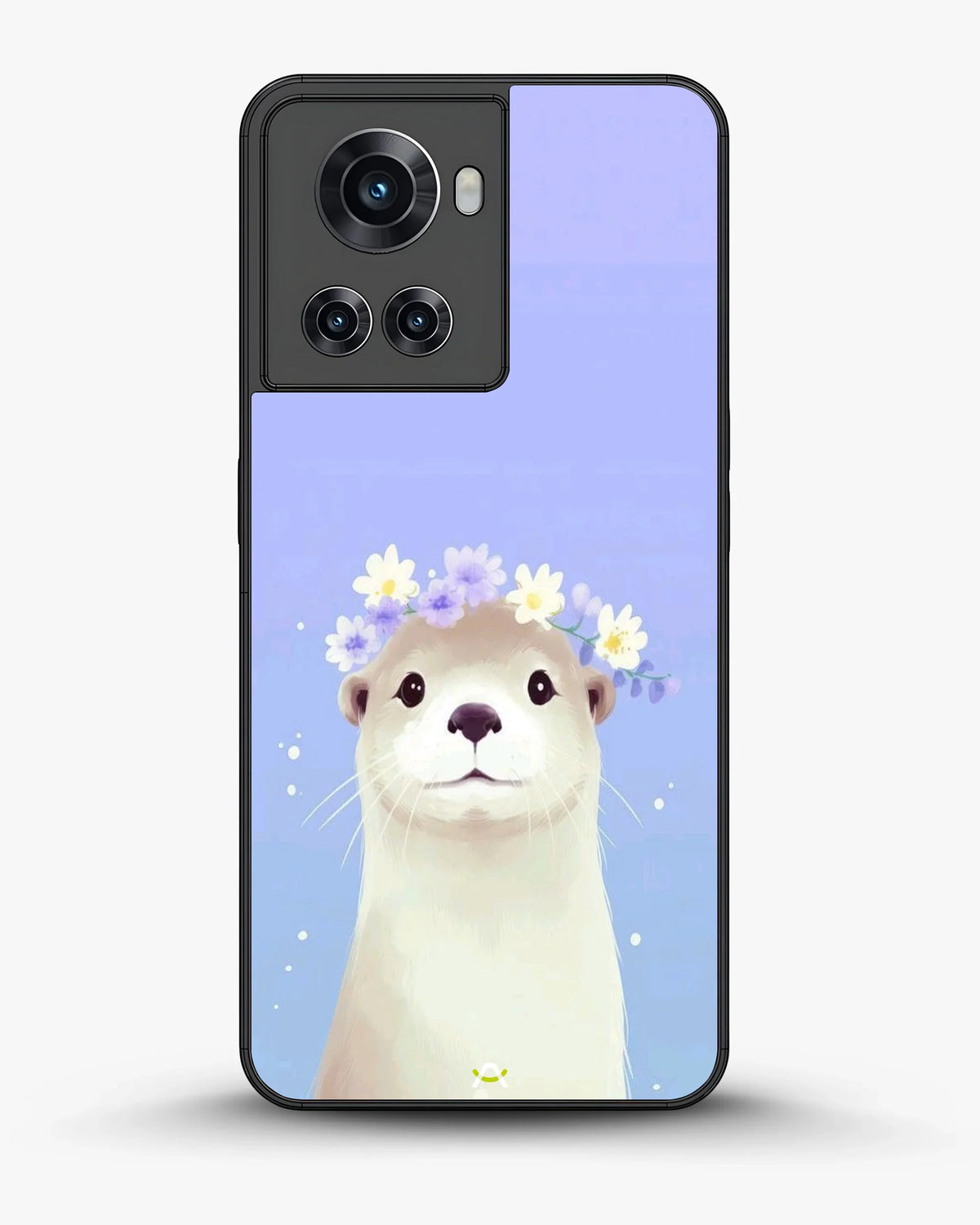 Otter Flower Crown Phone Case - Cute Lavender Print for iPhone, Samsung, Pixel, OnePlus & Vivo