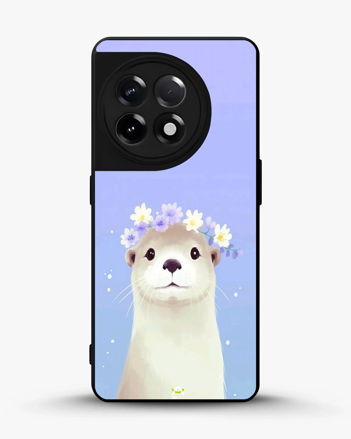 Otter Flower Crown Phone Case - Cute Lavender Print for iPhone, Samsung, Pixel, OnePlus & Vivo