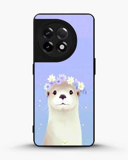 Otter Flower Crown Phone Case - Cute Lavender Print for iPhone, Samsung, Pixel, OnePlus & Vivo