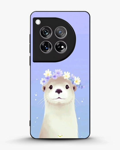Otter Flower Crown Phone Case - Cute Lavender Print for iPhone, Samsung, Pixel, OnePlus & Vivo