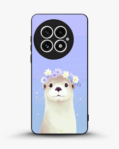 Otter Flower Crown Phone Case - Cute Lavender Print for iPhone, Samsung, Pixel, OnePlus & Vivo