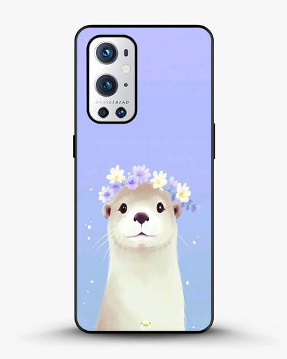 Otter Flower Crown Phone Case - Cute Lavender Print for iPhone, Samsung, Pixel, OnePlus & Vivo