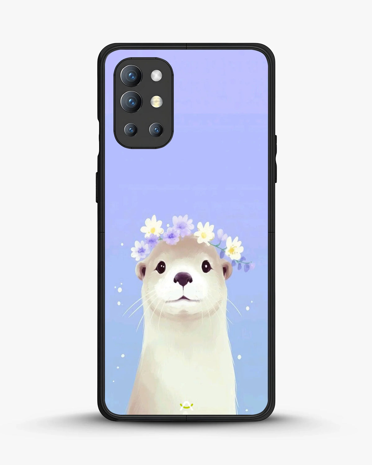 Otter Flower Crown Phone Case - Cute Lavender Print for iPhone, Samsung, Pixel, OnePlus & Vivo