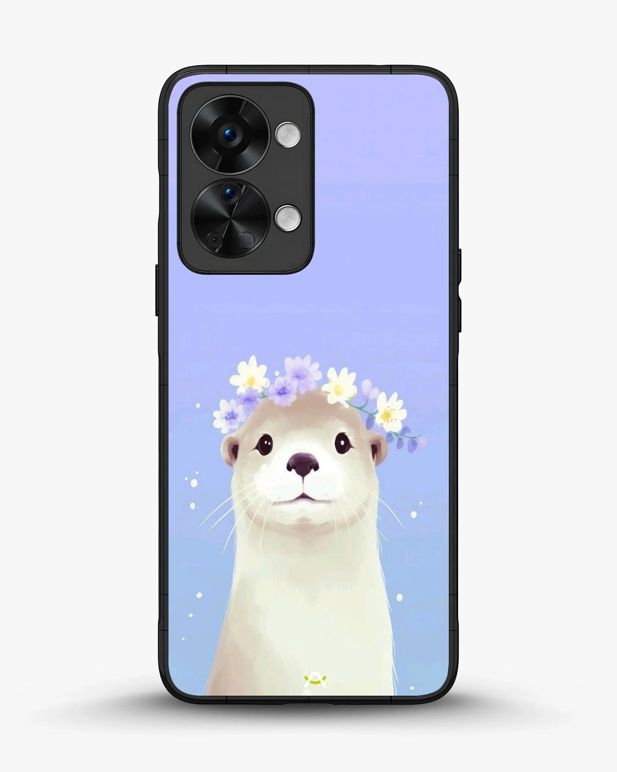 Otter Flower Crown Phone Case - Cute Lavender Print for iPhone, Samsung, Pixel, OnePlus & Vivo