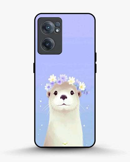 Otter Flower Crown Phone Case - Cute Lavender Print for iPhone, Samsung, Pixel, OnePlus & Vivo