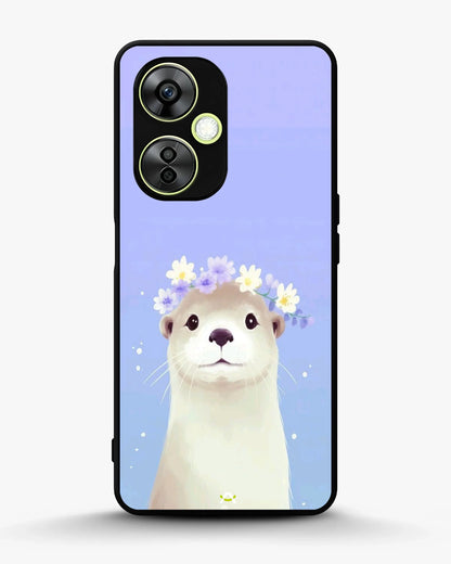 Otter Flower Crown Phone Case - Cute Lavender Print for iPhone, Samsung, Pixel, OnePlus & Vivo