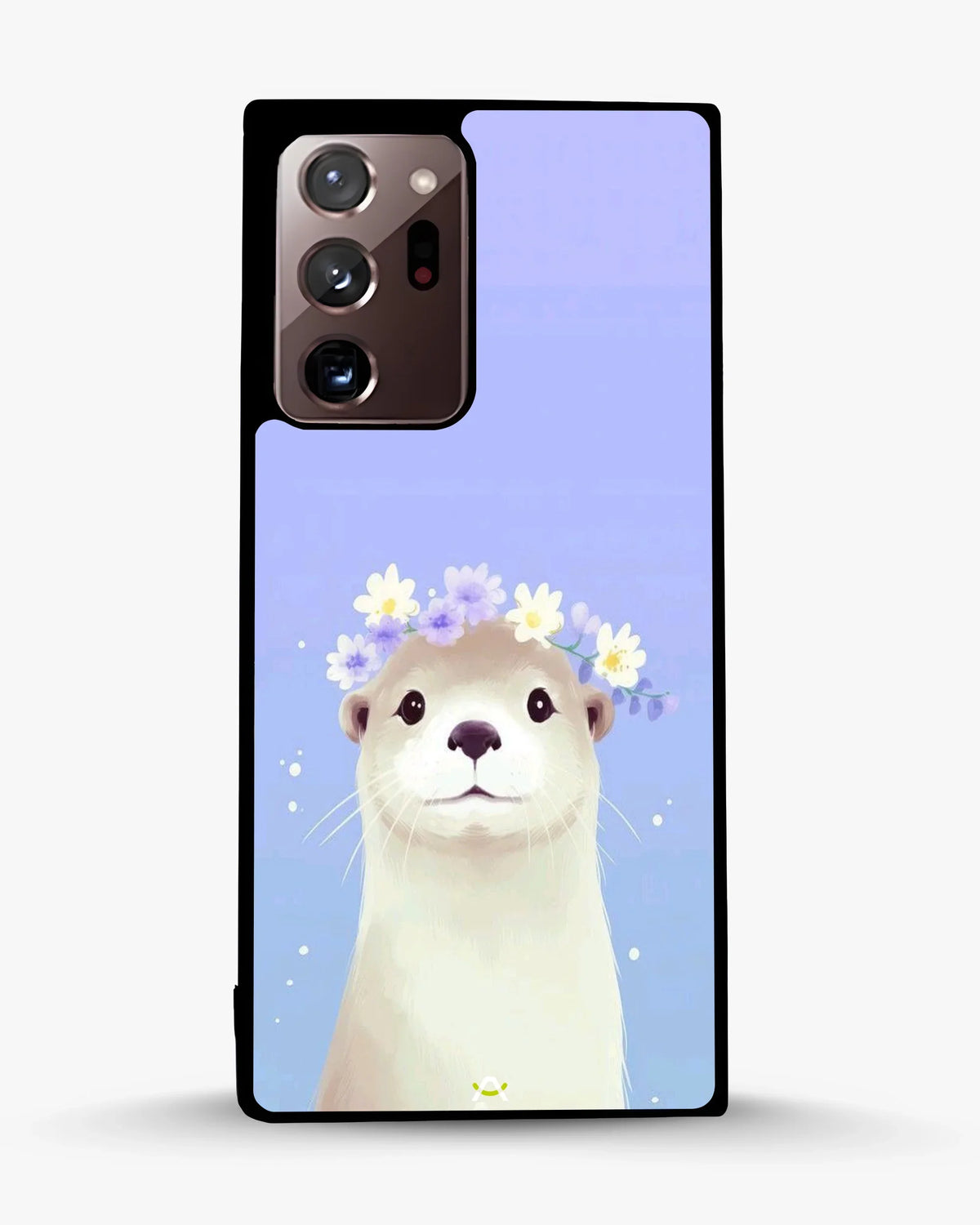 Otter Flower Crown Phone Case - Cute Lavender Print for iPhone, Samsung, Pixel, OnePlus & Vivo