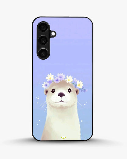 Otter Flower Crown Phone Case - Cute Lavender Print for iPhone, Samsung, Pixel, OnePlus & Vivo