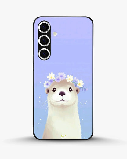 Otter Flower Crown Phone Case - Cute Lavender Print for iPhone, Samsung, Pixel, OnePlus & Vivo