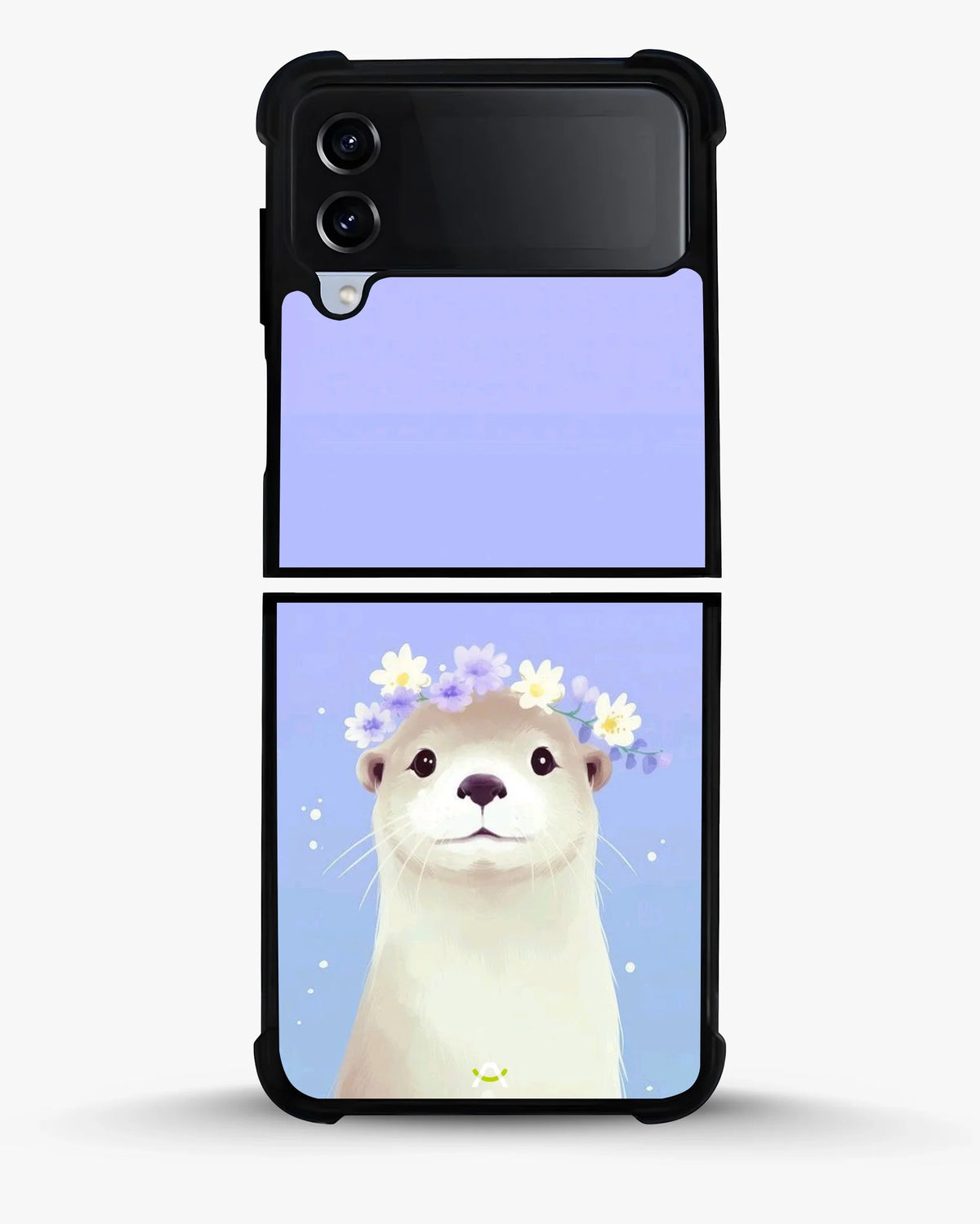 Otter Flower Crown Phone Case - Cute Lavender Print for iPhone, Samsung, Pixel, OnePlus & Vivo