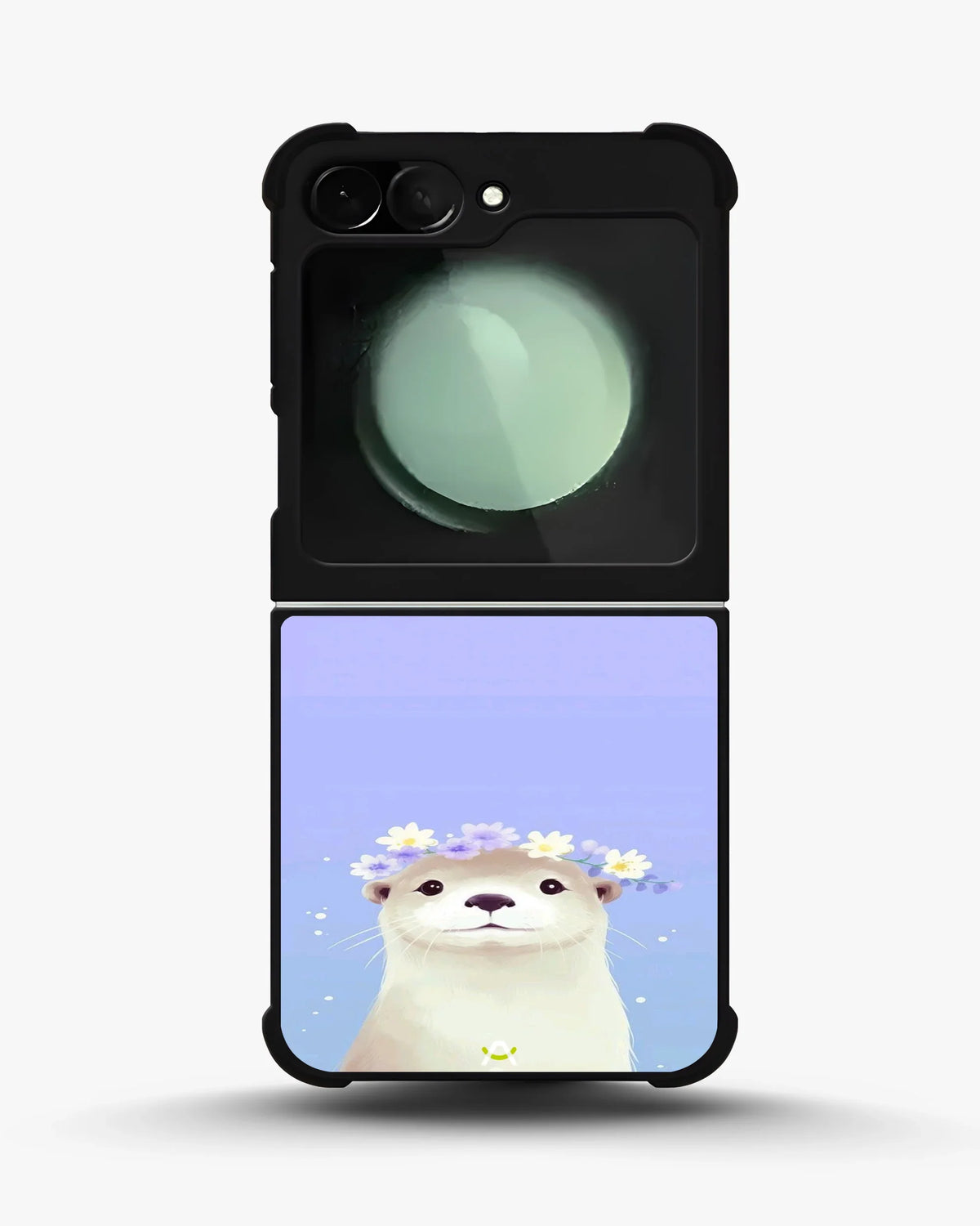 Otter Flower Crown Phone Case - Cute Lavender Print for iPhone, Samsung, Pixel, OnePlus & Vivo