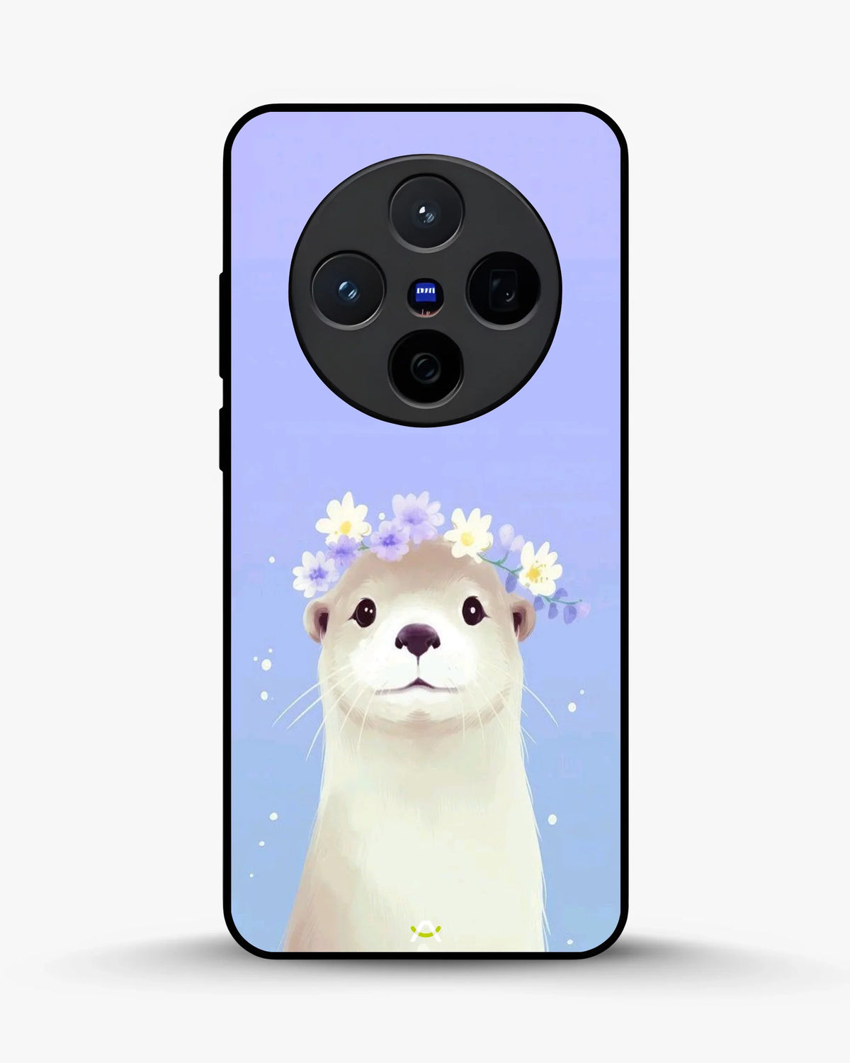 Otter Flower Crown Phone Case - Cute Lavender Print for iPhone, Samsung, Pixel, OnePlus & Vivo