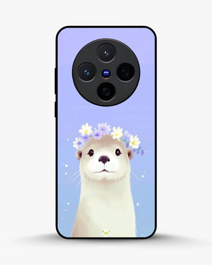 Otter Flower Crown Phone Case - Cute Lavender Print for iPhone, Samsung, Pixel, OnePlus & Vivo