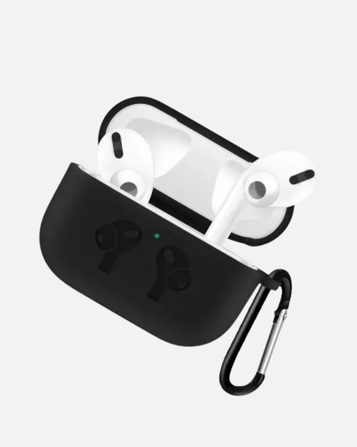 Protective Case – AirPods 4th Generation – Black – Soft Silicone