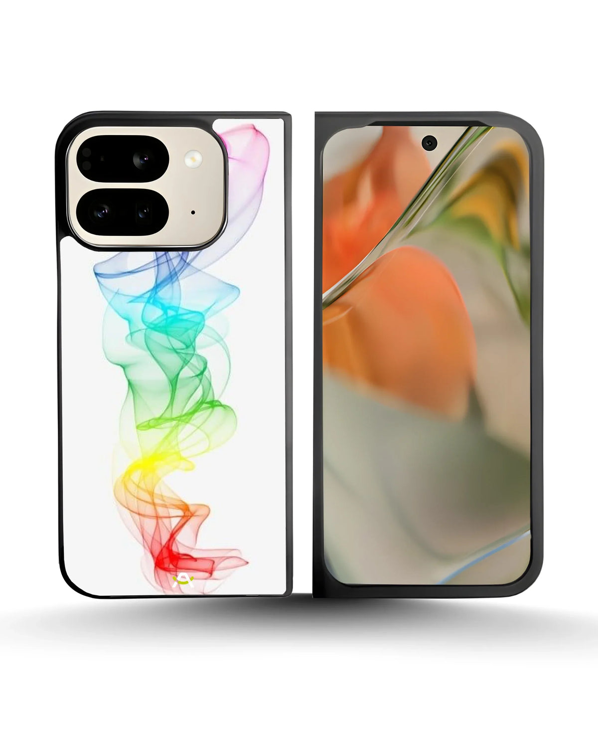 Rainbow Smoke Phone Case - Soft Gradient Wisp Print for iPhone, Samsung, Pixel, OnePlus & Vivo