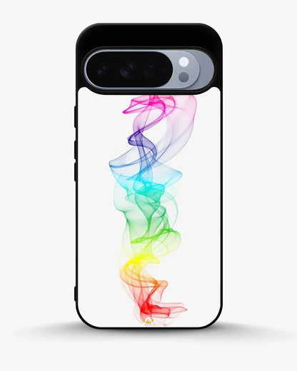 Rainbow Smoke Phone Case - Soft Gradient Wisp Print for iPhone, Samsung, Pixel, OnePlus & Vivo