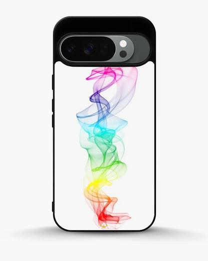 Rainbow Smoke Phone Case - Soft Gradient Wisp Print for iPhone, Samsung, Pixel, OnePlus & Vivo