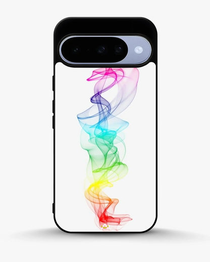 Rainbow Smoke Phone Case - Soft Gradient Wisp Print for iPhone, Samsung, Pixel, OnePlus & Vivo