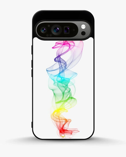 Rainbow Smoke Phone Case - Soft Gradient Wisp Print for iPhone, Samsung, Pixel, OnePlus & Vivo