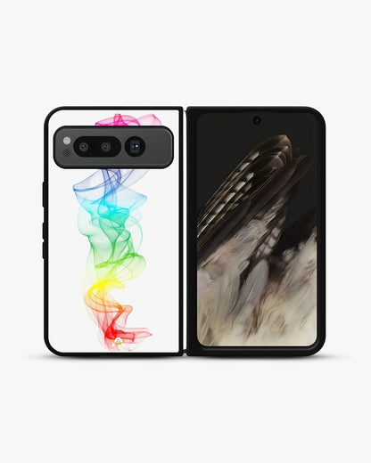 Rainbow Smoke Phone Case - Soft Gradient Wisp Print for iPhone, Samsung, Pixel, OnePlus & Vivo