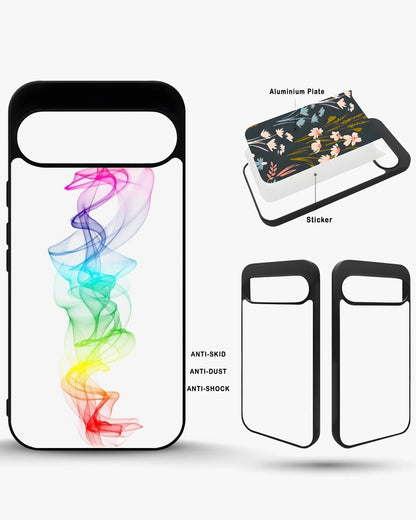 Rainbow Smoke Phone Case - Soft Gradient Wisp Print for iPhone, Samsung, Pixel, OnePlus & Vivo