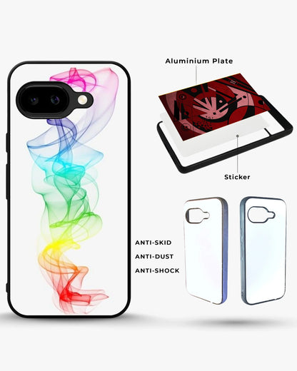 Rainbow Smoke Phone Case - Soft Gradient Wisp Print for iPhone, Samsung, Pixel, OnePlus & Vivo