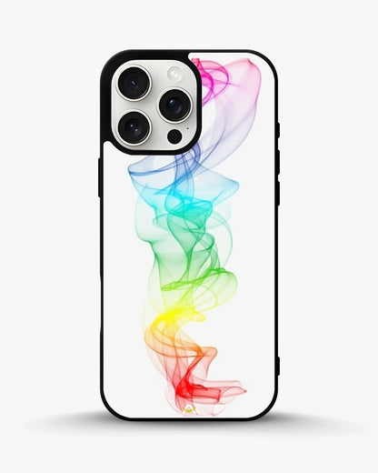 Rainbow Smoke Phone Case - Soft Gradient Wisp Print for iPhone, Samsung, Pixel, OnePlus & Vivo