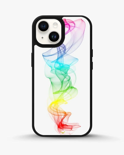 Rainbow Smoke Phone Case - Soft Gradient Wisp Print for iPhone, Samsung, Pixel, OnePlus & Vivo
