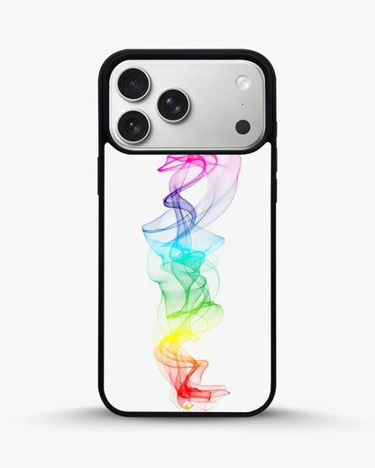 Rainbow Smoke Phone Case - Soft Gradient Wisp Print for iPhone, Samsung, Pixel, OnePlus & Vivo