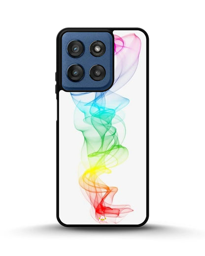 Rainbow Smoke Phone Case - Soft Gradient Wisp Print for iPhone, Samsung, Pixel, OnePlus & Vivo