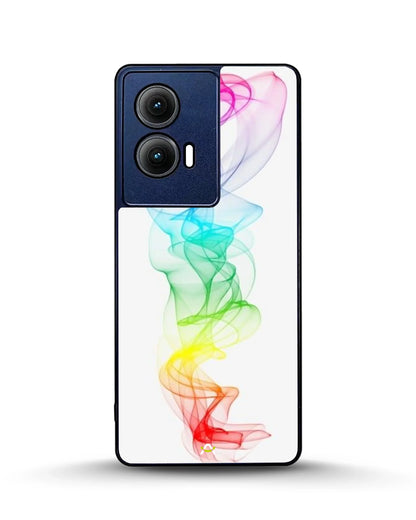 Rainbow Smoke Phone Case - Soft Gradient Wisp Print for iPhone, Samsung, Pixel, OnePlus & Vivo