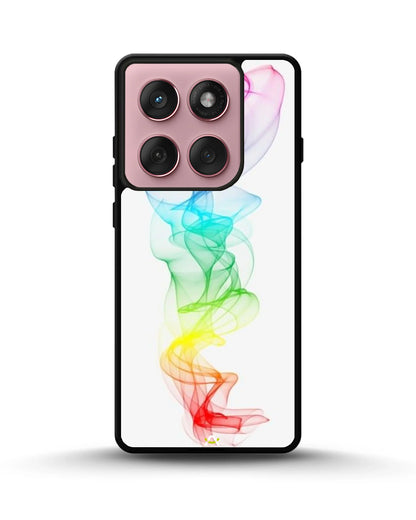 Rainbow Smoke Phone Case - Soft Gradient Wisp Print for iPhone, Samsung, Pixel, OnePlus & Vivo