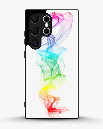 Rainbow Smoke Phone Case - Soft Gradient Wisp Print for iPhone, Samsung, Pixel, OnePlus & Vivo