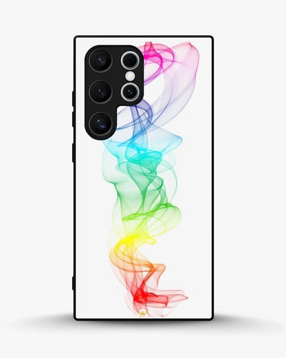 Rainbow Smoke Phone Case - Soft Gradient Wisp Print for iPhone, Samsung, Pixel, OnePlus & Vivo