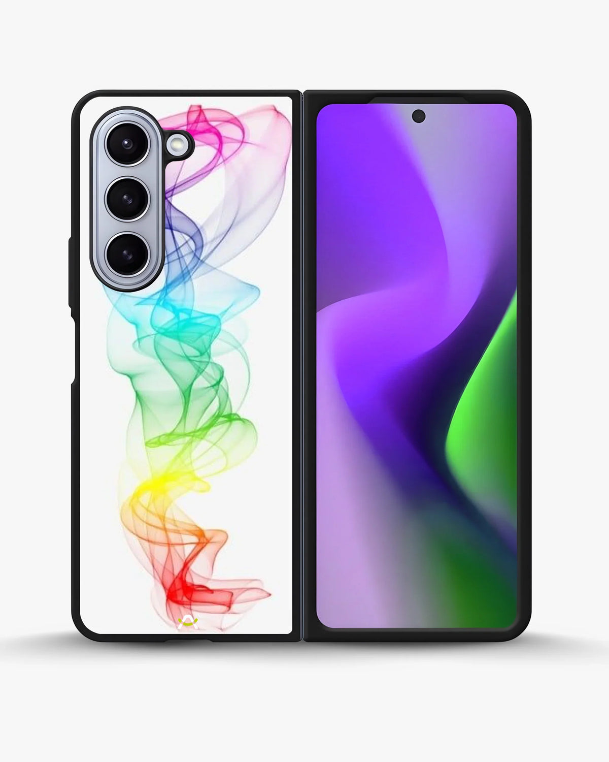 Rainbow Smoke Phone Case - Soft Gradient Wisp Print for iPhone, Samsung, Pixel, OnePlus & Vivo