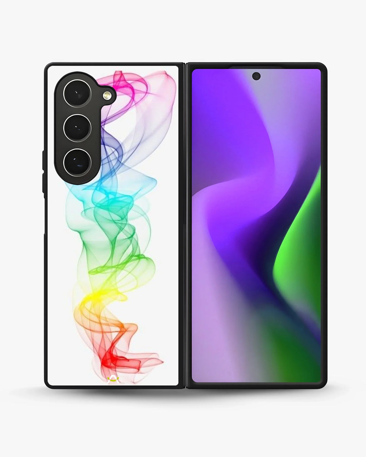 Rainbow Smoke Phone Case - Soft Gradient Wisp Print for iPhone, Samsung, Pixel, OnePlus & Vivo