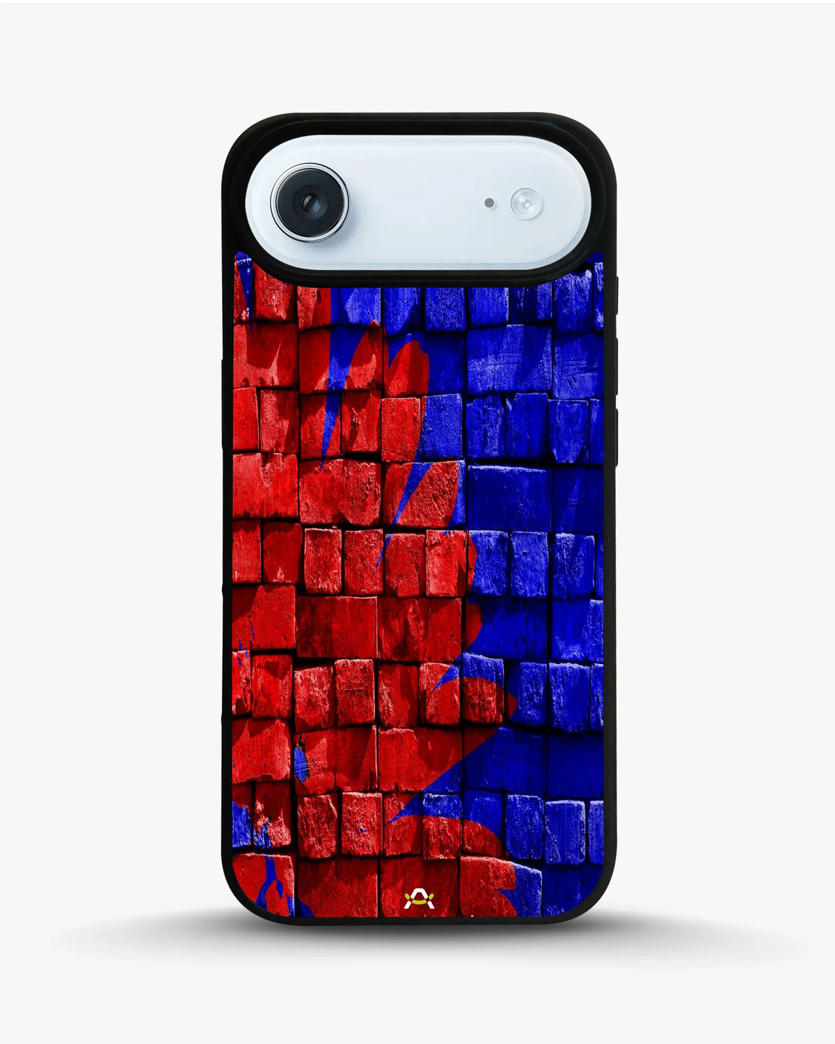 Red & Blue Painted Bricks Phone Case - Bold Street Wall Print for iPhone, Samsung, Pixel, OnePlus & Vivo