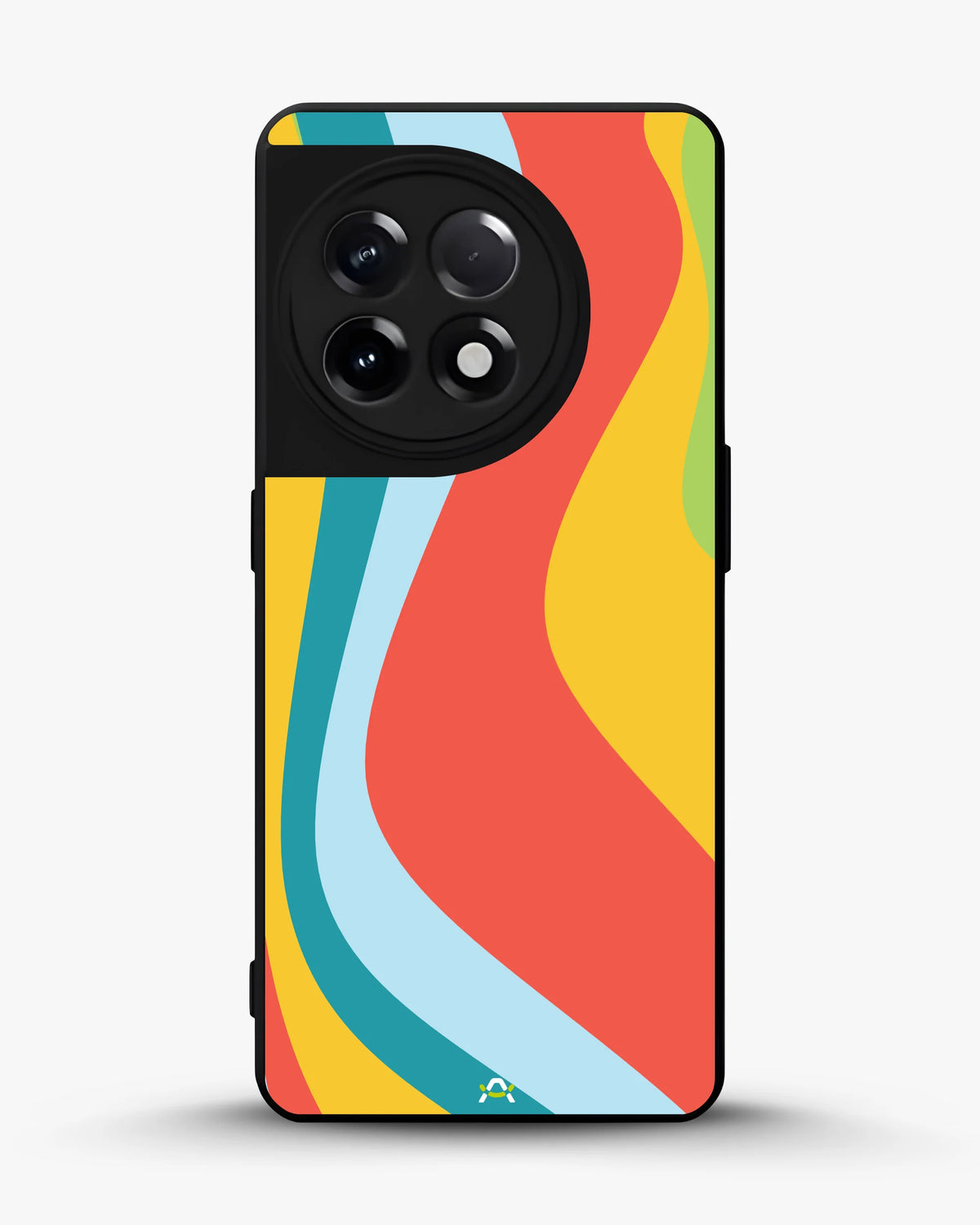 Retro Wavy Stripes Phone Case - Multicolor 70s Print for iPhone, Samsung, Pixel, OnePlus & Vivo