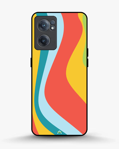 Retro Wavy Stripes Phone Case - Multicolor 70s Print for iPhone, Samsung, Pixel, OnePlus & Vivo