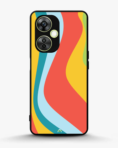 Retro Wavy Stripes Phone Case - Multicolor 70s Print for iPhone, Samsung, Pixel, OnePlus & Vivo